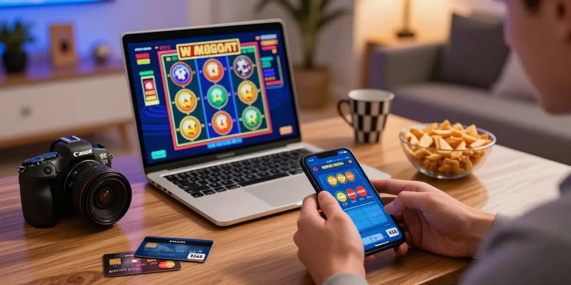 Player at home enjoying credit card gaming, exploring https://mvc.org.uk top casino options with vibrant atmosphere.