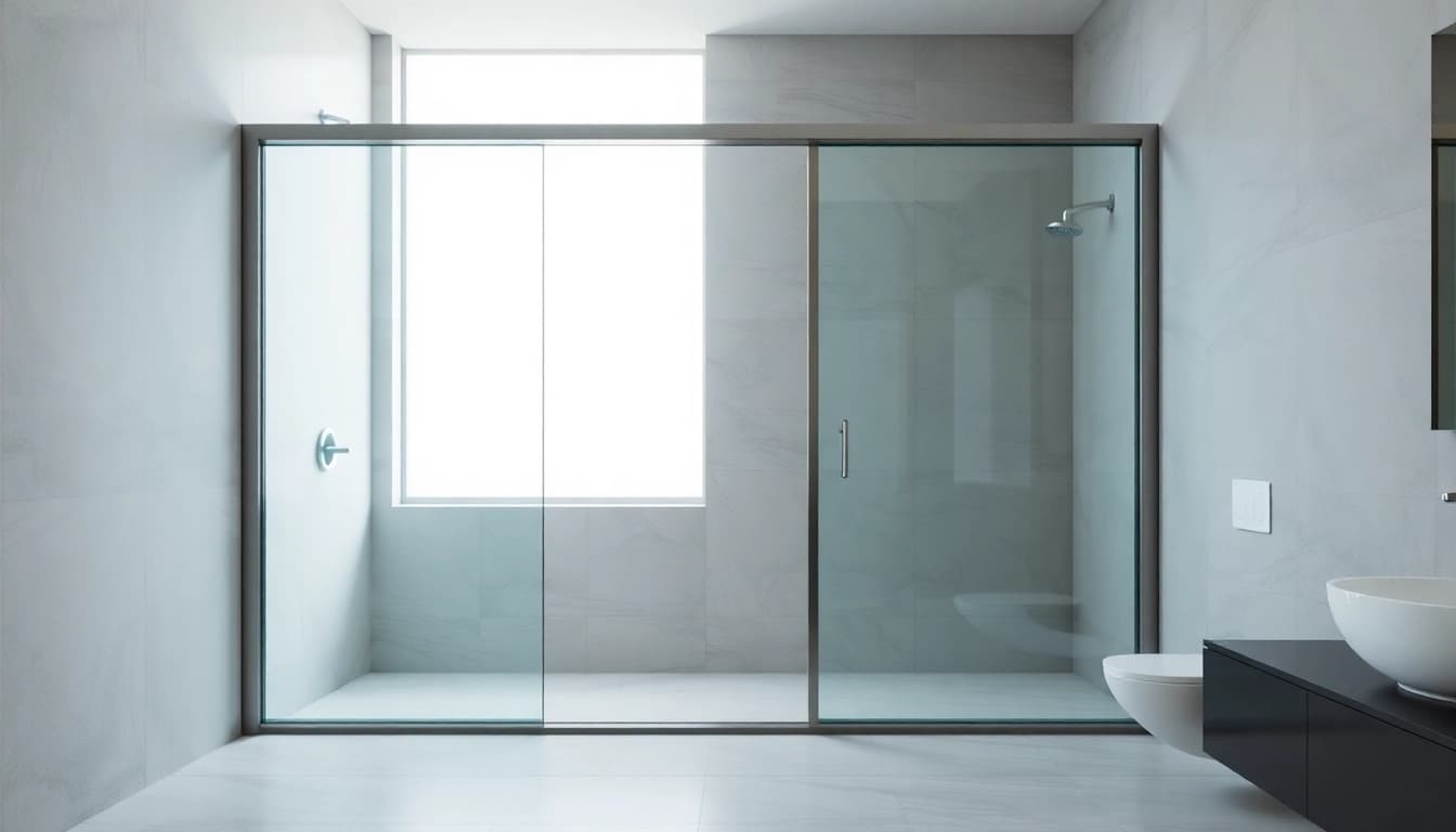 Enhance your bathroom with stylish shower sliding doors showcasing sleek glass and modern design.