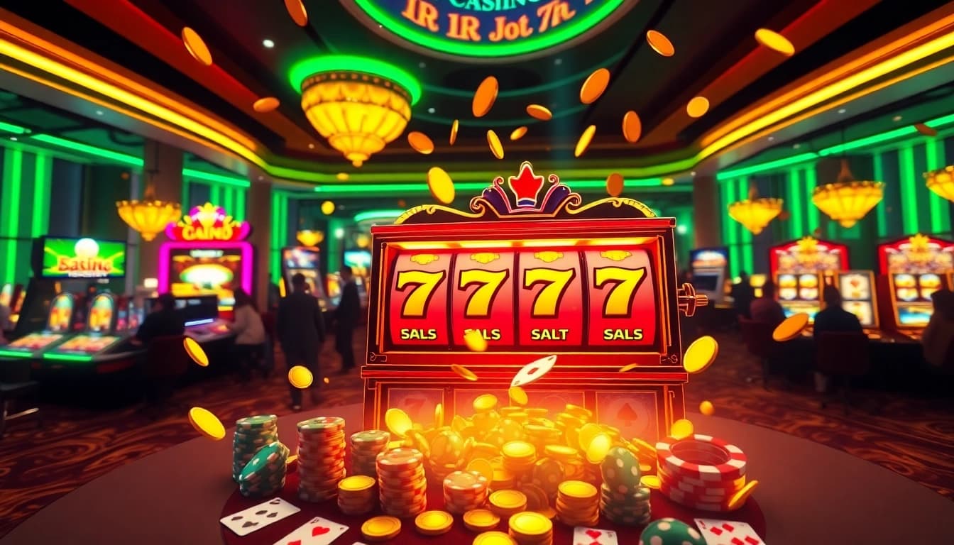 Penn 4d highlights the excitement of slot players at a vibrant casino, showcasing spinning reels and chips.