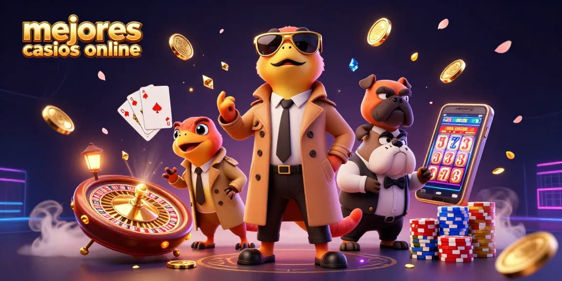 Disfruta de los mejores casinos online con nuestro divertido diseño 3D y personajes cautivadores.