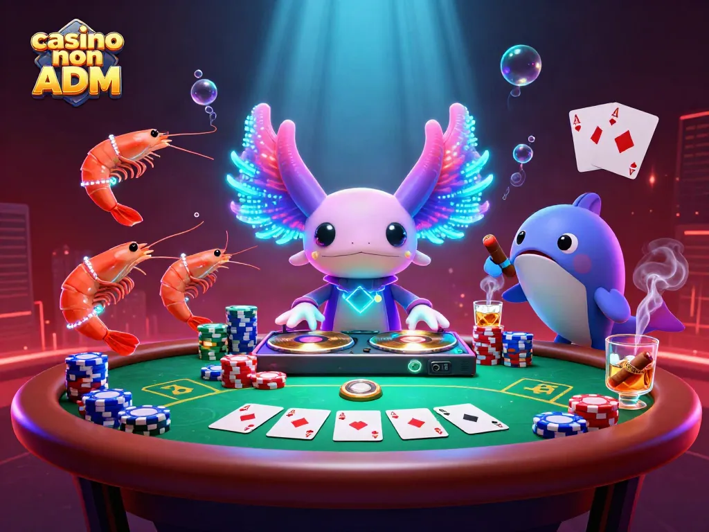 Gioca nei migliori casino non ADM con l'illustrativa scena di un DJ e diversi elementi di gioco.