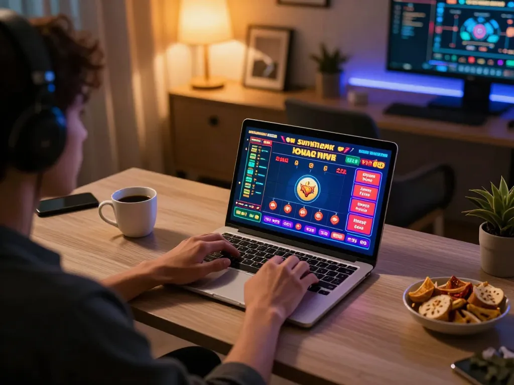Engaging in strategic gameplay on sunwinapk while enjoying a cozy online casino experience
