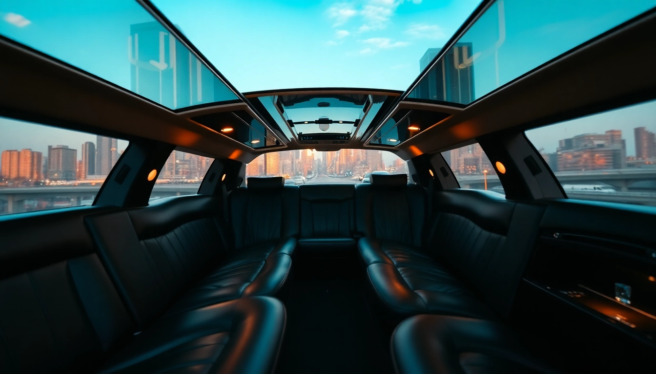 Experience the luxury of a Vancouver to Seattle limo with plush seating and elegant city views.