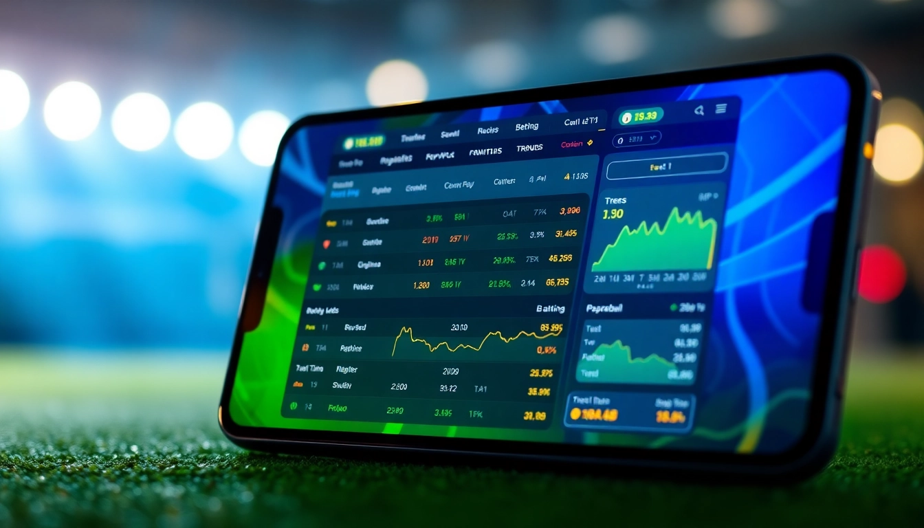 The tỷ lệ kèo displayed on a modern sports betting website, showcasing real-time odds and live match scores.
