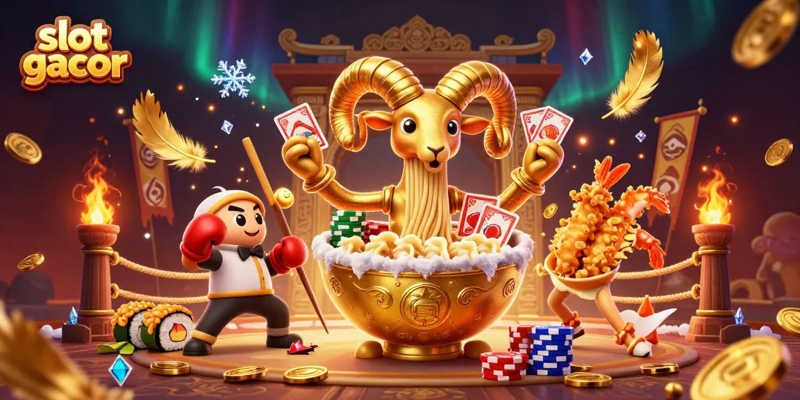 Experience exciting slot gacor gameplay with vibrant animated characters in a dynamic casino scene.