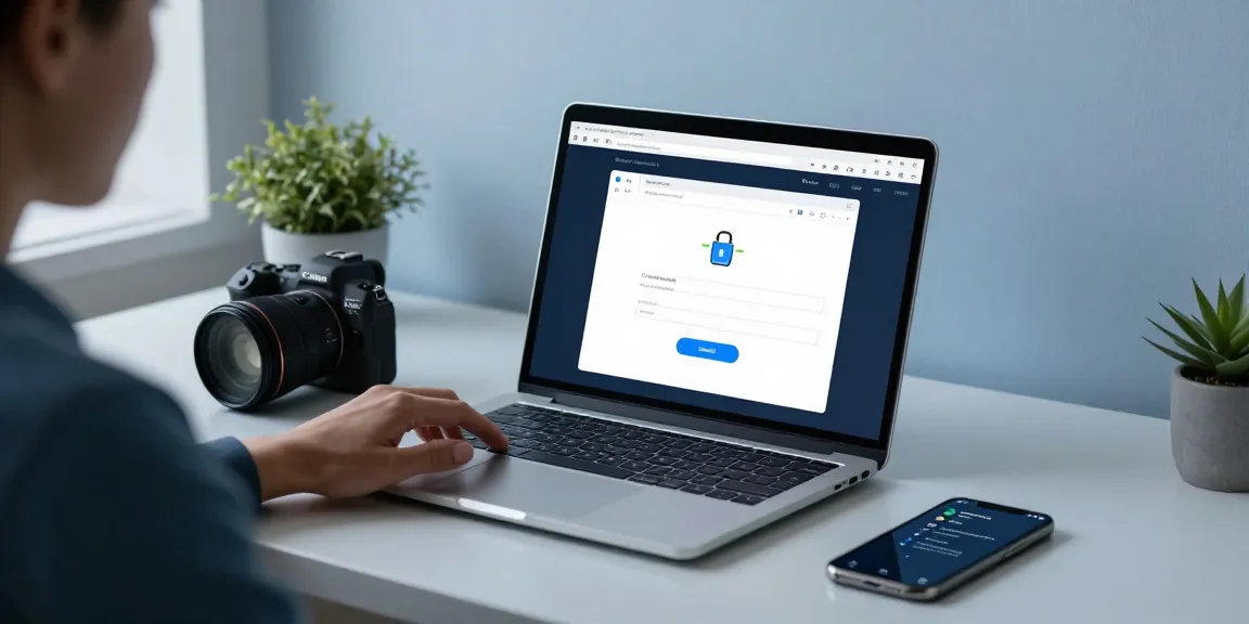 User verifying browser settings for secure access on https://shs-dome5.com/ in a modern workspace.