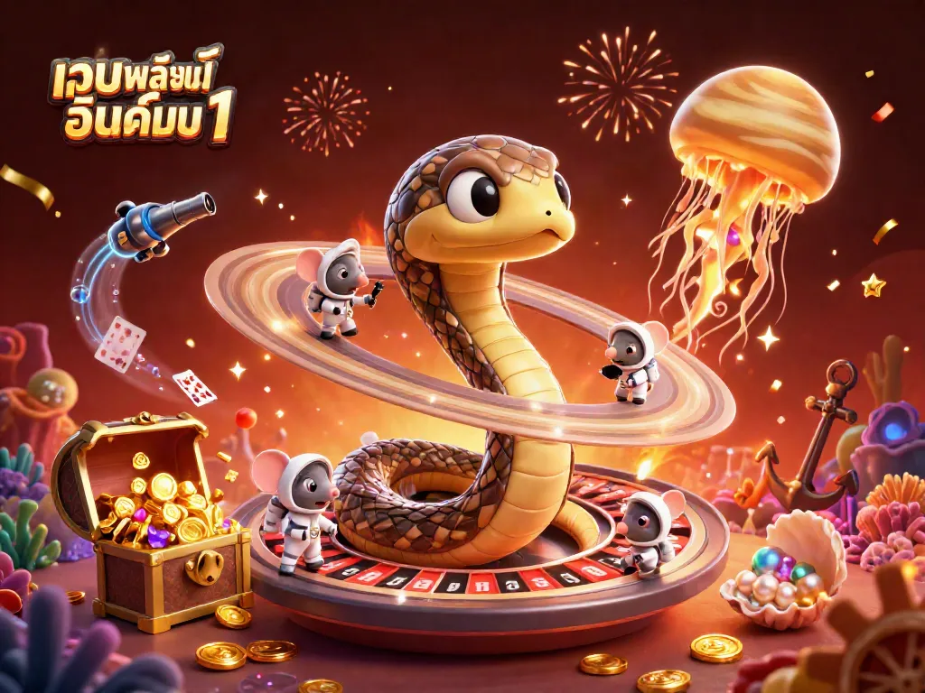 เว็บพนันออนไลน์ อันดับ 1 ของไทย จัดฉากคาสิโนในอวกาศที่มีมังกรวงแหวนเสียนที่ใช้วงแหวนเป็นวงล้อรูเล็ต