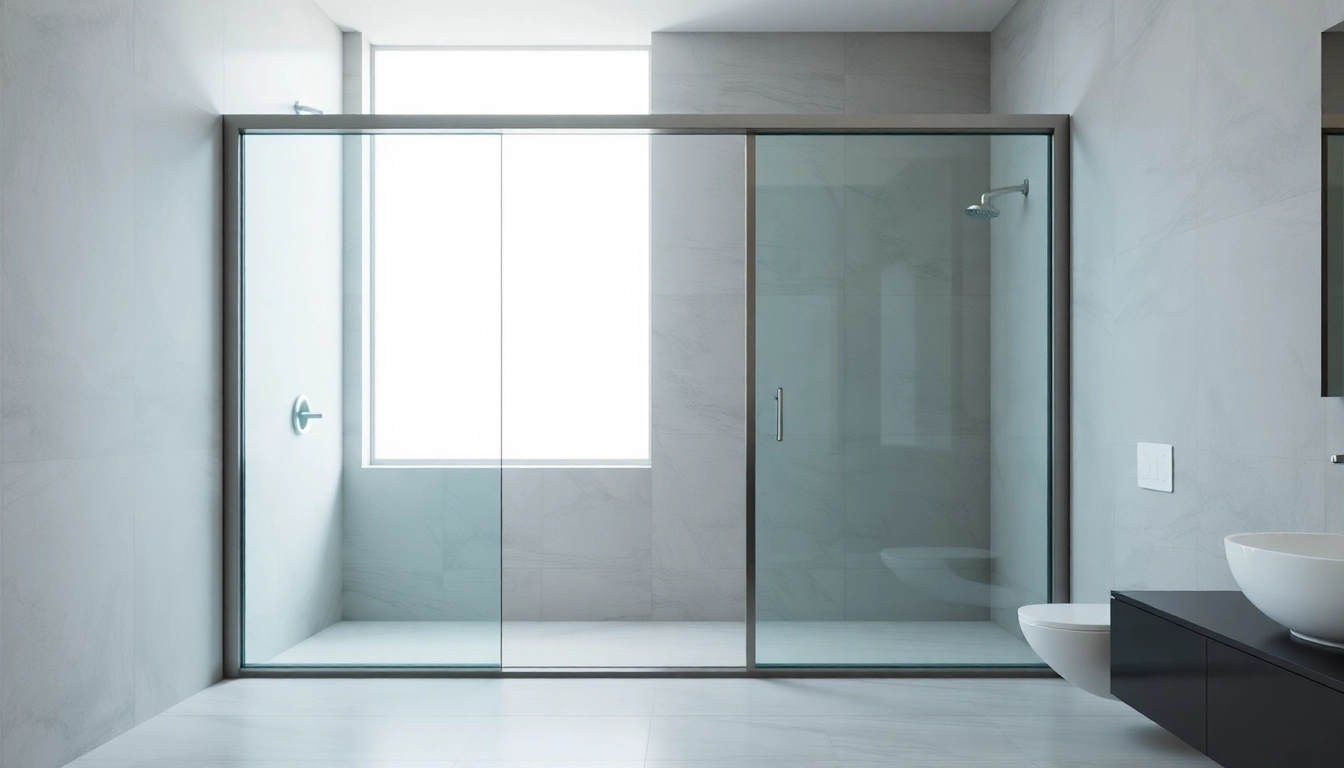 Enhance your bathroom with stylish shower sliding doors showcasing sleek glass and modern design.