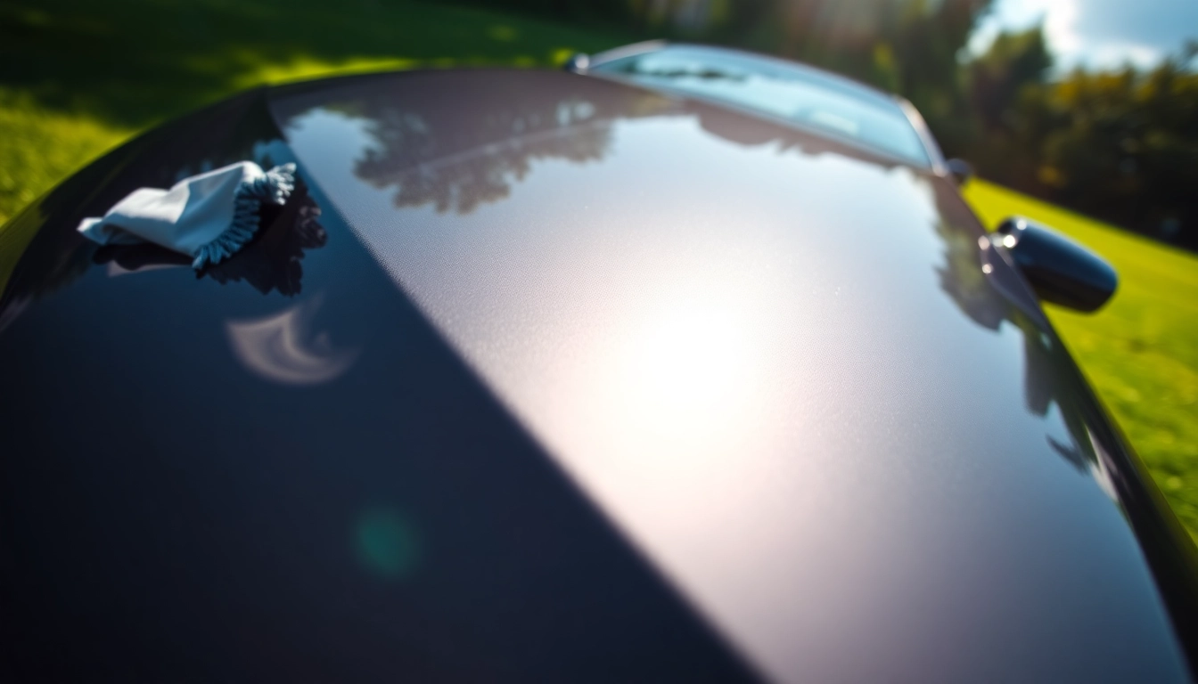 Best car detailing Chattanooga TN showcasing a pristine car in a bright outdoor setting.