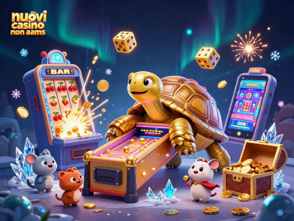 Gioca nei nuovi casino non AAMS con la tartaruga dorata e le emozionanti slot machine esplodenti di premi.