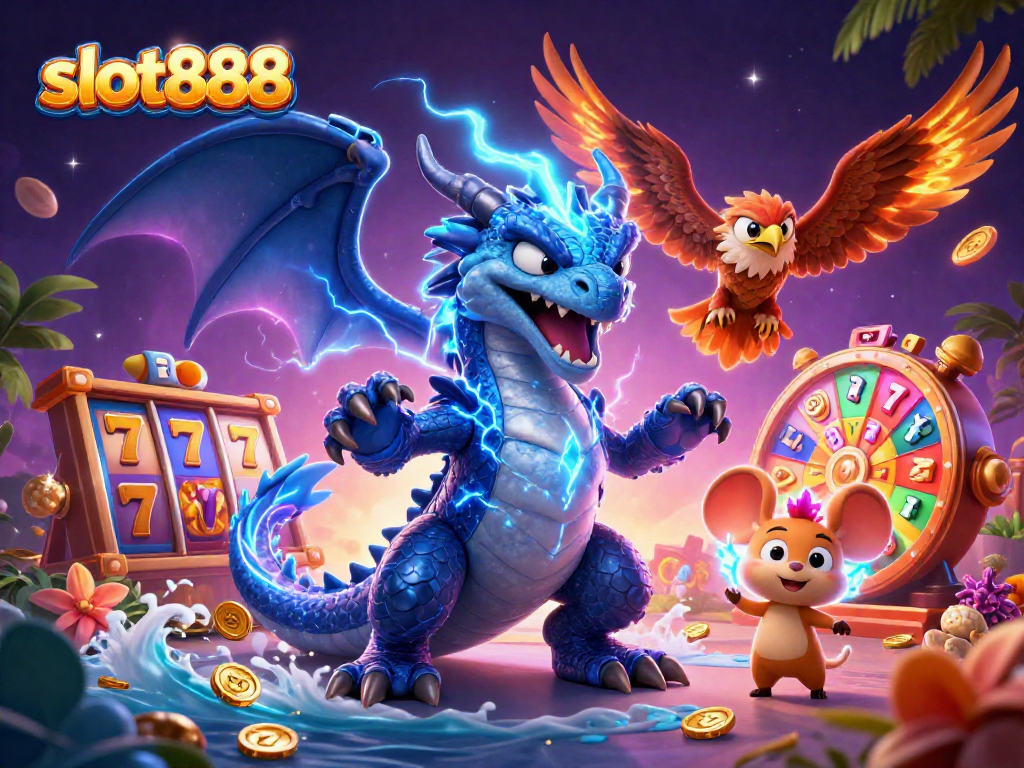 Rasakan sensasi bermain slot888 dengan karakter kartun dan elemen permainan yang mengagumkan.