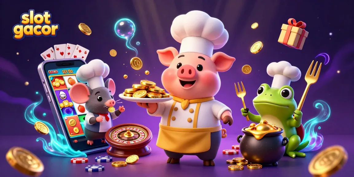 Experience thrilling gameplay in slot gacor with vibrant characters and dynamic casino elements.