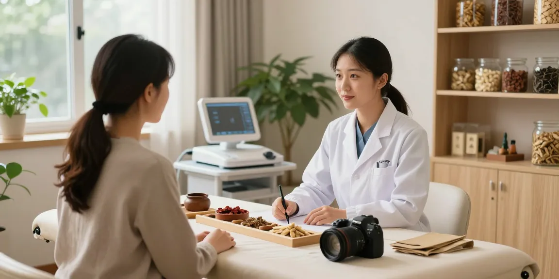 Consultation at 수원한의원 showcasing healing atmosphere and expert care.