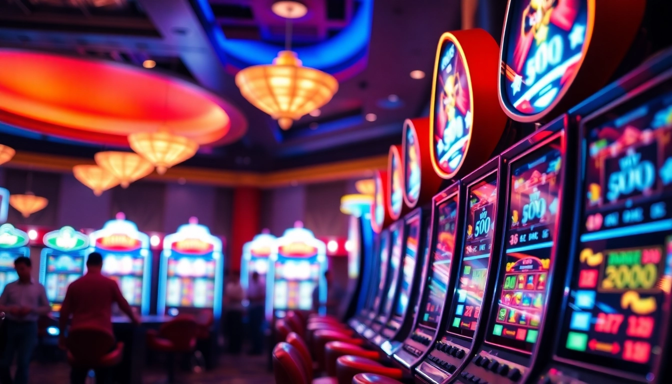 Experience the excitement of provider slot gacor with engaging players in a dazzling casino.
