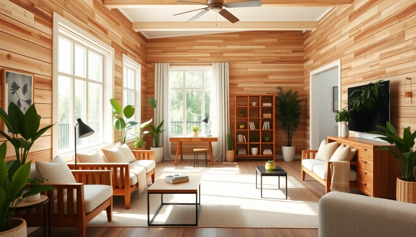 Showcase shiplap accent walls in a cozy home interior with modern decor highlights.