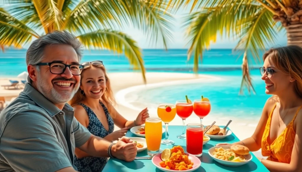 Enjoying a vibrant lifestyle Living in Cabo as an expat at a beachfront restaurant.