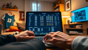 Engaging sports betting in India scene with analytics and a professional setup.