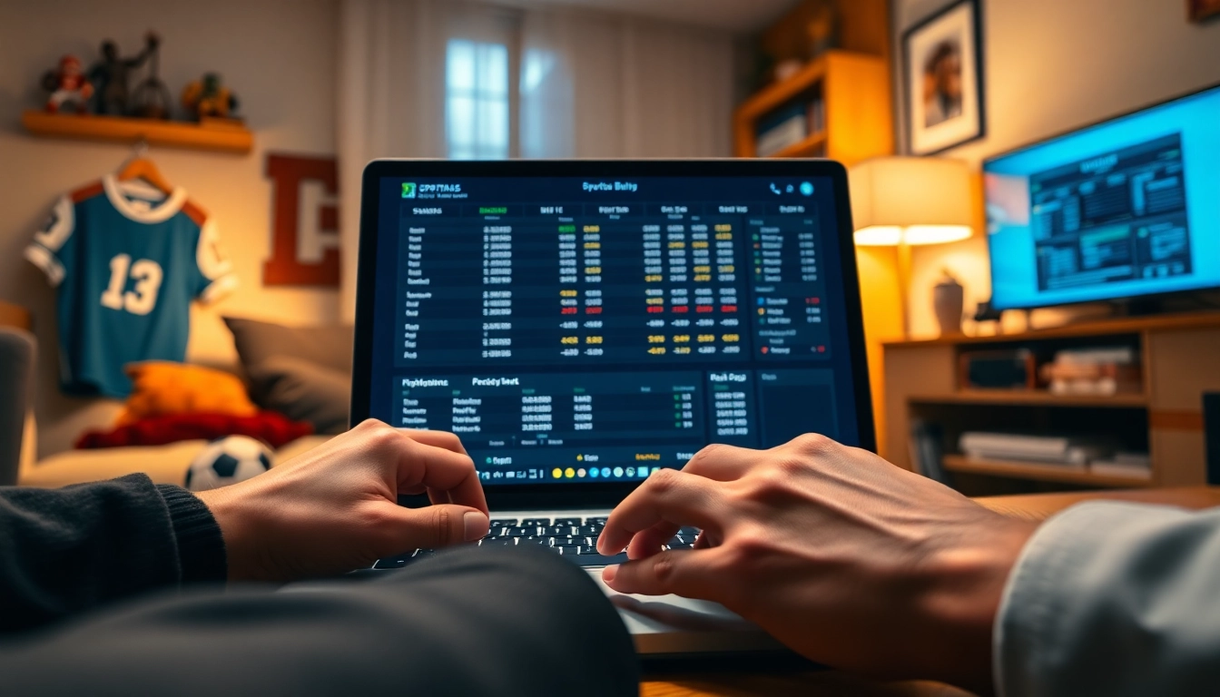 Engaging sports betting in India scene with analytics and a professional setup.