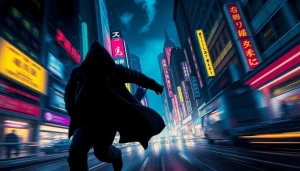 Unravel the mystery in this fast-paced thriller featuring a shadowy figure in pursuit.