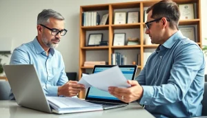 Engaging scene of registration and certification in Federal databases consultation.