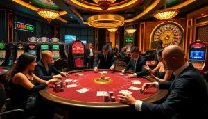 Experience the thrill of xx88 kjc with luxurious gaming, poker chips, and high-end casino tables.