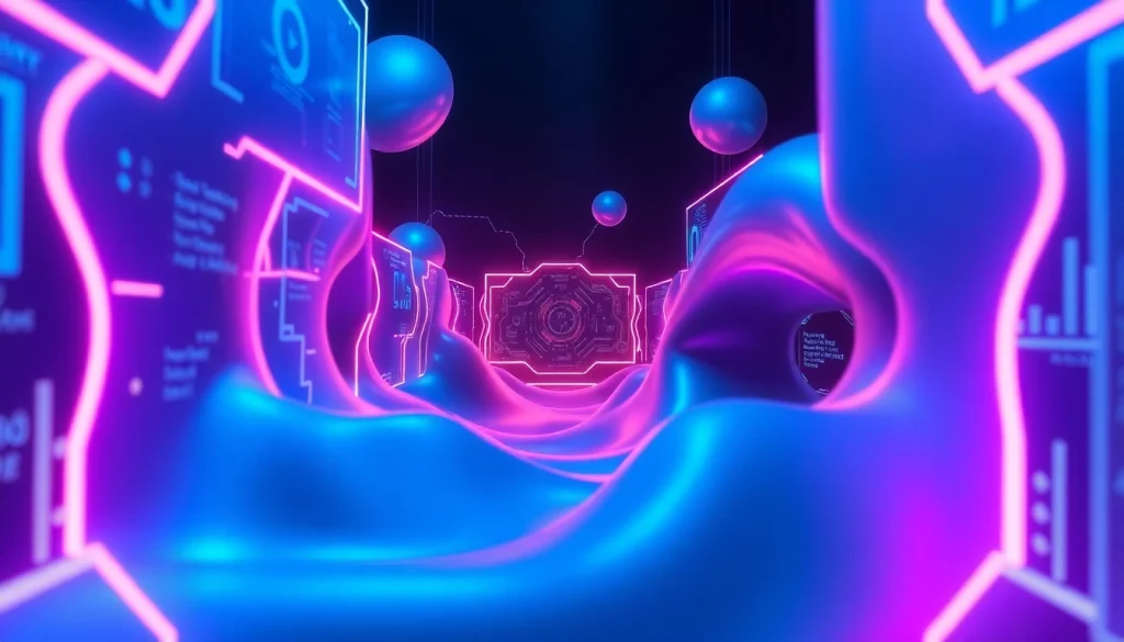 Exploring the innovative world of porn ai through abstract digital art.