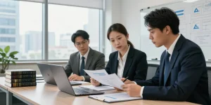 Tim auditor forensik di aafikotabandungb.org melakukan analisis data keuangan.